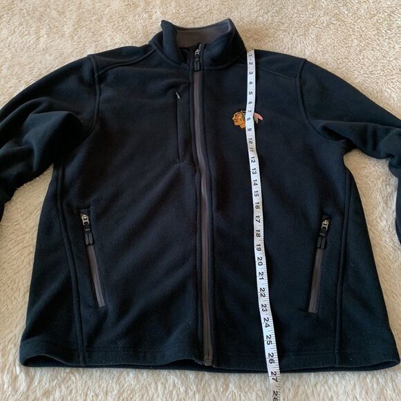 Chicago Blackhawks NHL mens black fleece size small - Picture 13 of 16